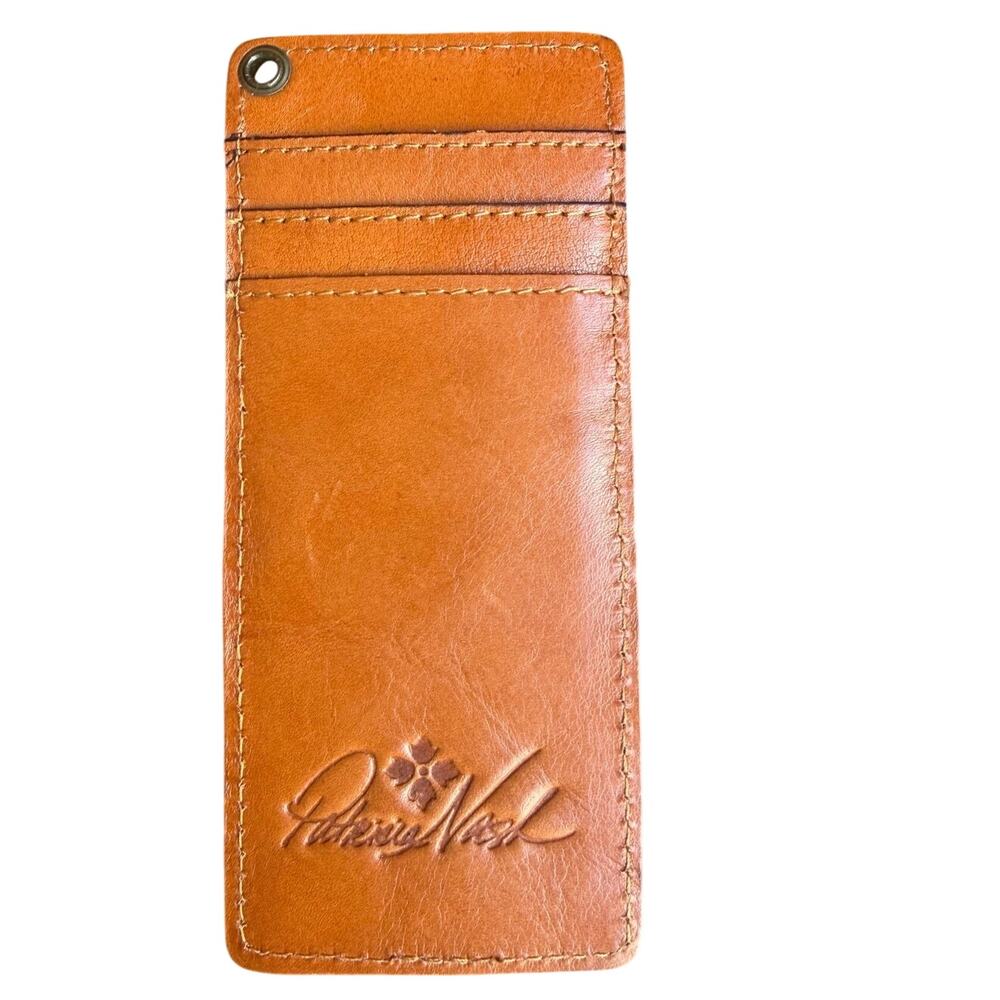 Patricia Nash Leather Credit Card Holder – 7 Card Slots – ID Window